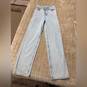 Classic Light Wash Women's wide Leg Jeans